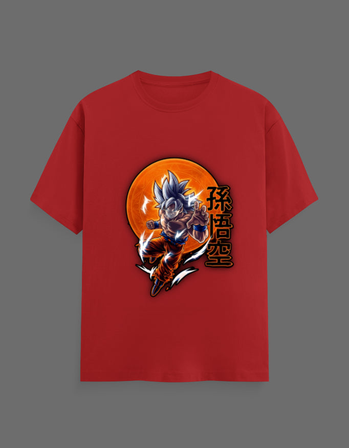 Ultra Instinct Goku Graphic T-Shirt – Dragon Ball Anime Regular Fit Tee