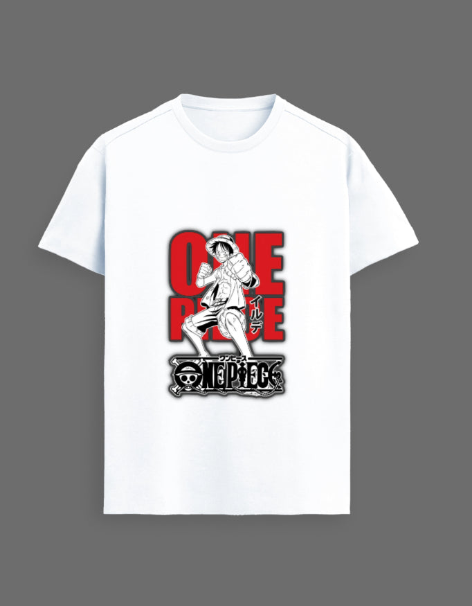 Monkey D. Luffy Pirate King Graphic T-Shirt – One Piece Anime Premium Tee