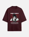 Son Goku Oversized Anime Graphic T-Shirt – Saiyan Power Streetwear Tee