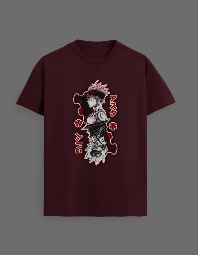 Asta Anti-Magic Graphic T-Shirt – Black Clover Premium Supima Cotton Tee