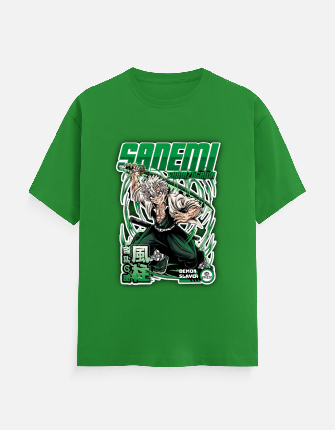 Sanemi Shinazugawa Wind Fury Graphic T-Shirt – Demon Slayer Regular Fit Tee