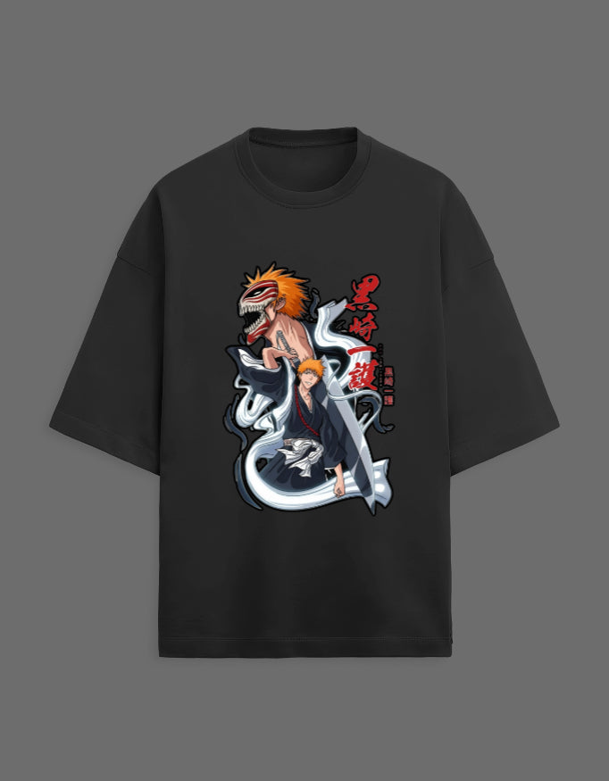 Ichigo Kurosaki Soul Reaper Graphic T-Shirt – Bleach Anime Premium Supima Tee