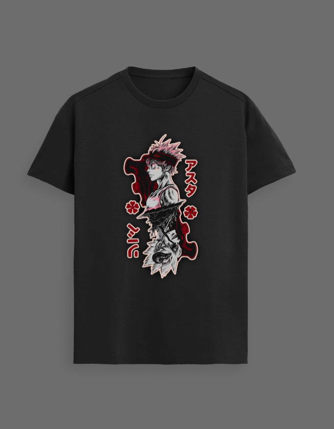 Asta Anti-Magic Graphic T-Shirt – Black Clover Premium Supima Cotton Tee