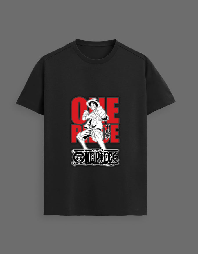 Monkey D. Luffy Pirate King Graphic T-Shirt – One Piece Anime Premium Tee