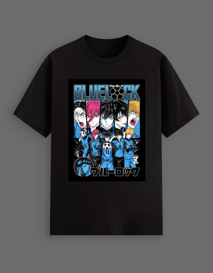 Blue Lock Anime Graphic T-Shirt – Premium Stretch Streetwear Soccer Tee