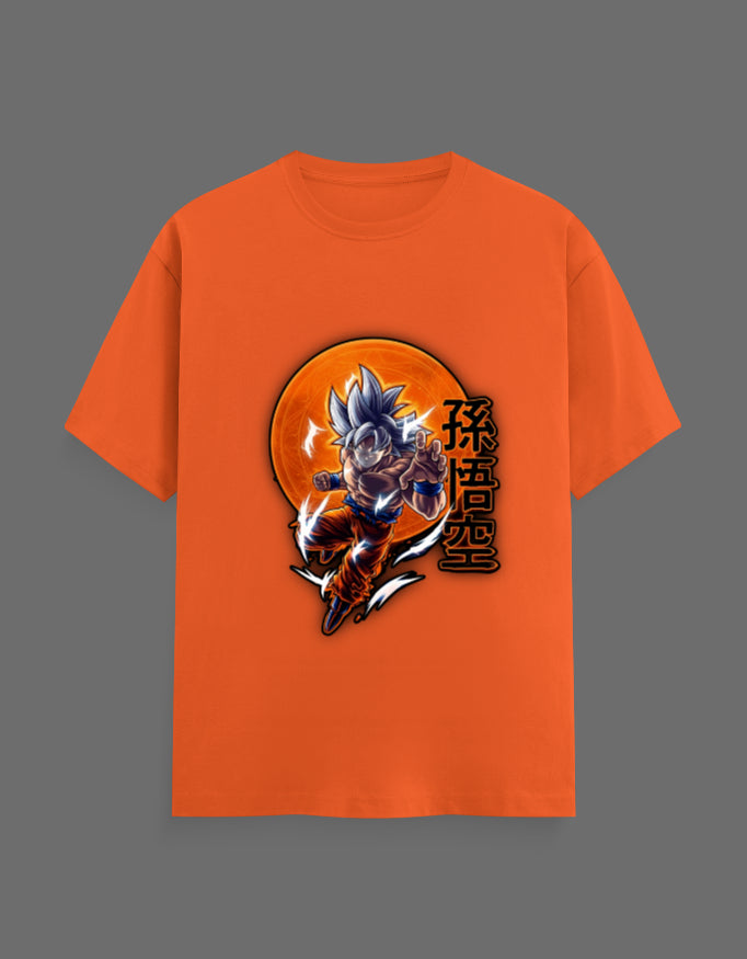 Ultra Instinct Goku Graphic T-Shirt – Dragon Ball Anime Regular Fit Tee