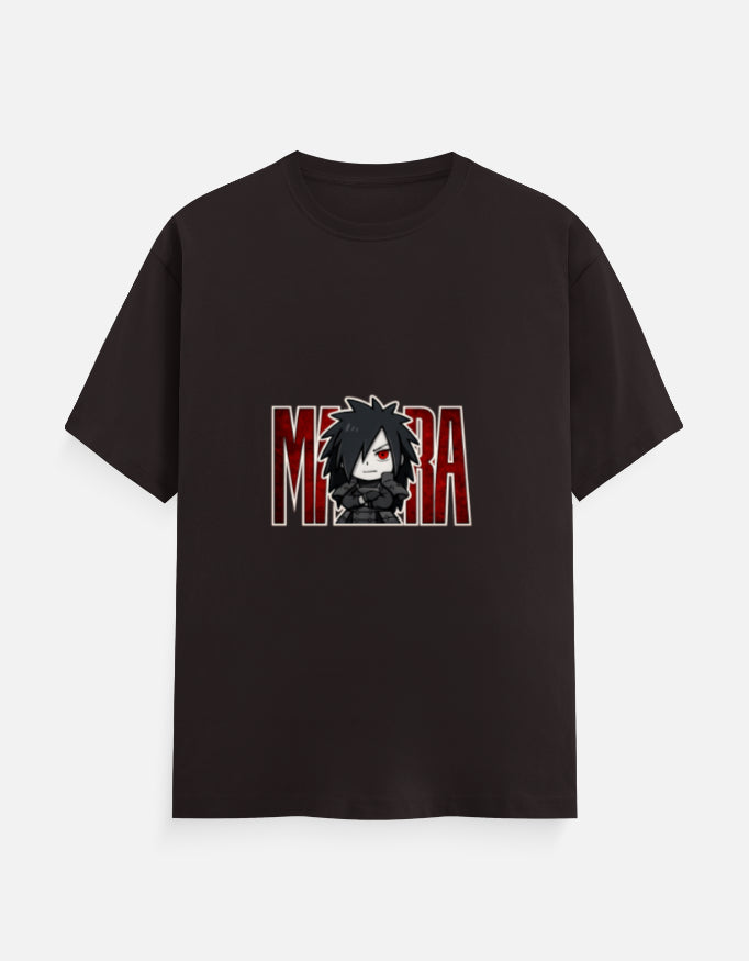 Madara Uchiha Anime Graphic Black T-Shirt – Power Mode Streetwear Cotton Tee