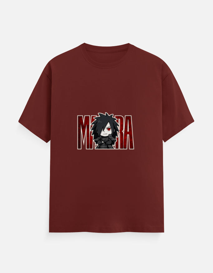 Madara Uchiha Anime Graphic Black T-Shirt – Power Mode Streetwear Cotton Tee