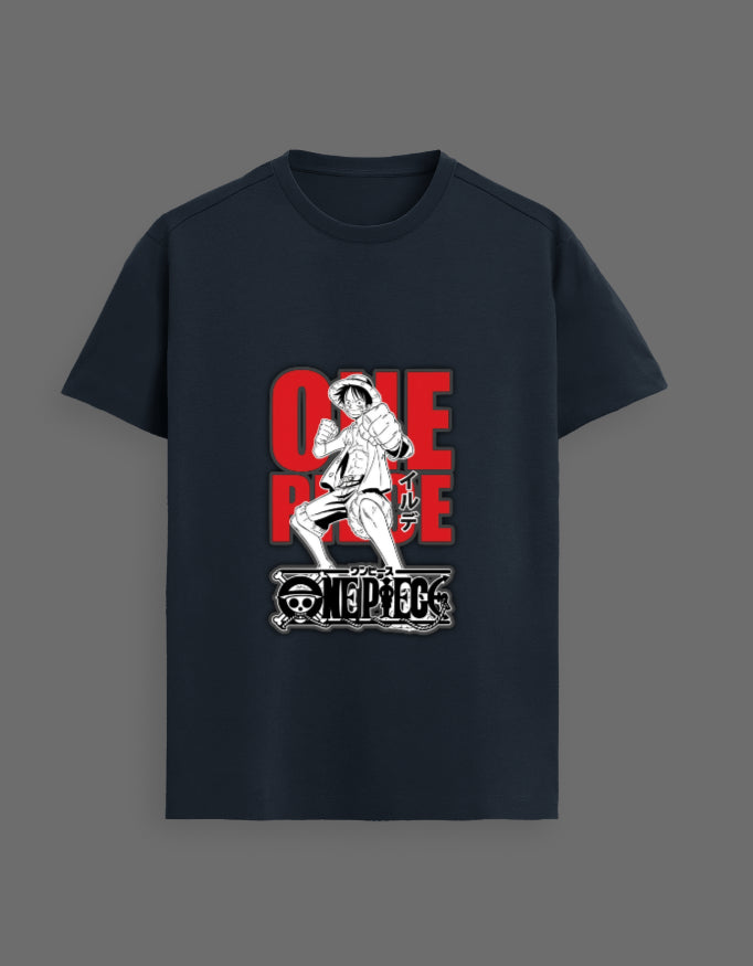 Monkey D. Luffy Pirate King Graphic T-Shirt – One Piece Anime Premium Tee