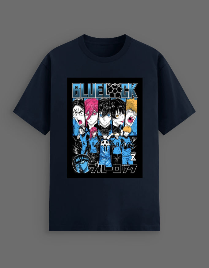 Blue Lock Anime Graphic T-Shirt – Premium Stretch Streetwear Soccer Tee