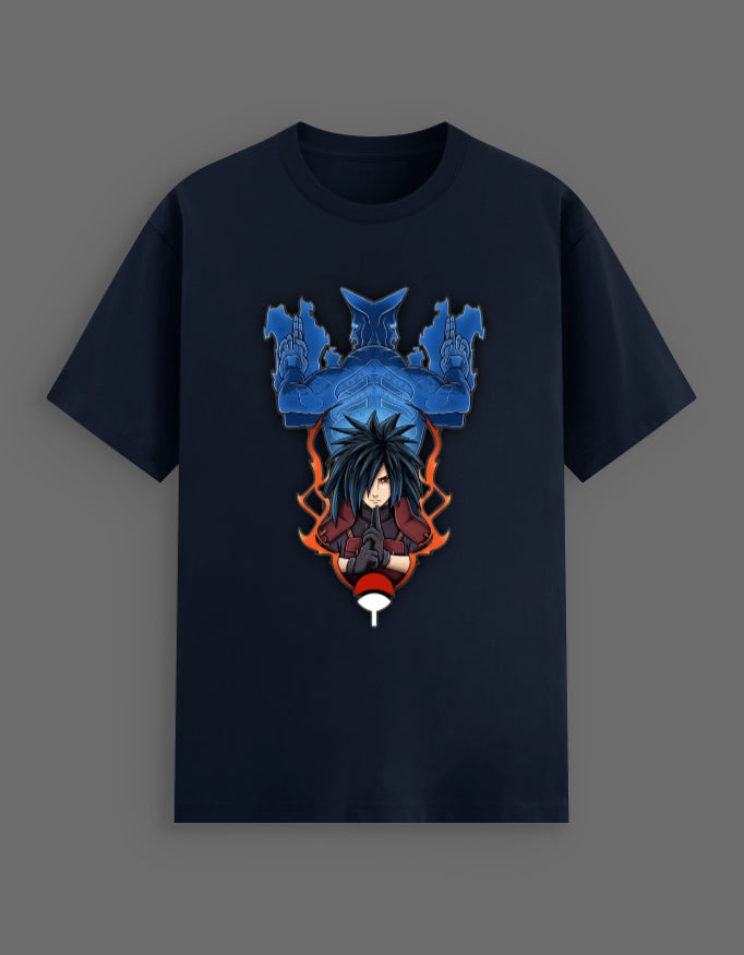 Madara Uchiha Power Mode Graphic T-Shirt – Naruto Premium Stretch Streetwear Tee