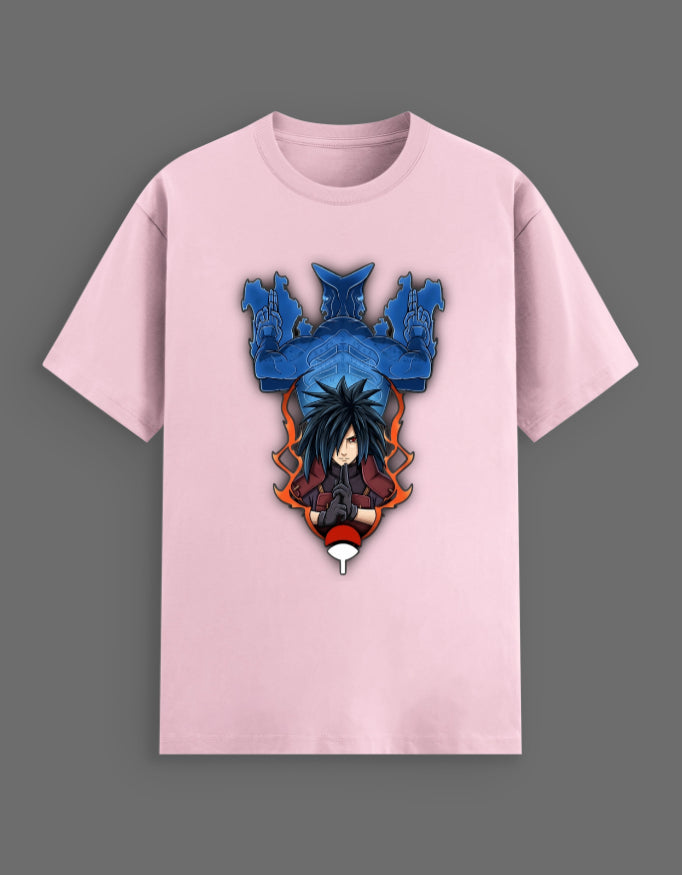 Madara Uchiha Power Mode Graphic T-Shirt – Naruto Premium Stretch Streetwear Tee