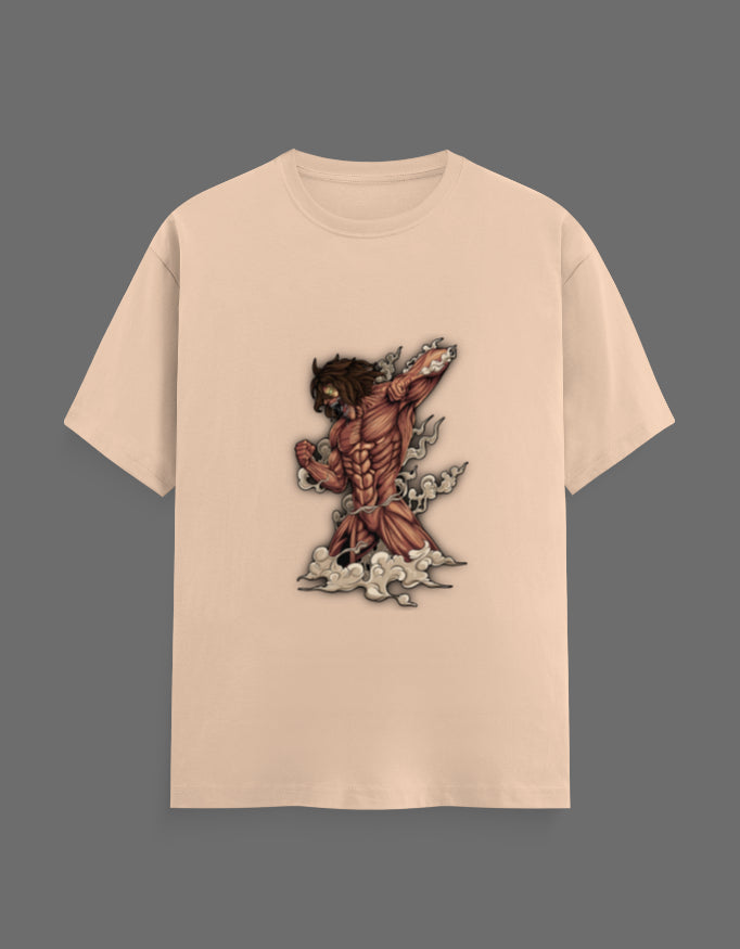 Eren Yeager Titan Rage Graphic T-Shirt – Attack on Titan Anime Regular Fit Tee