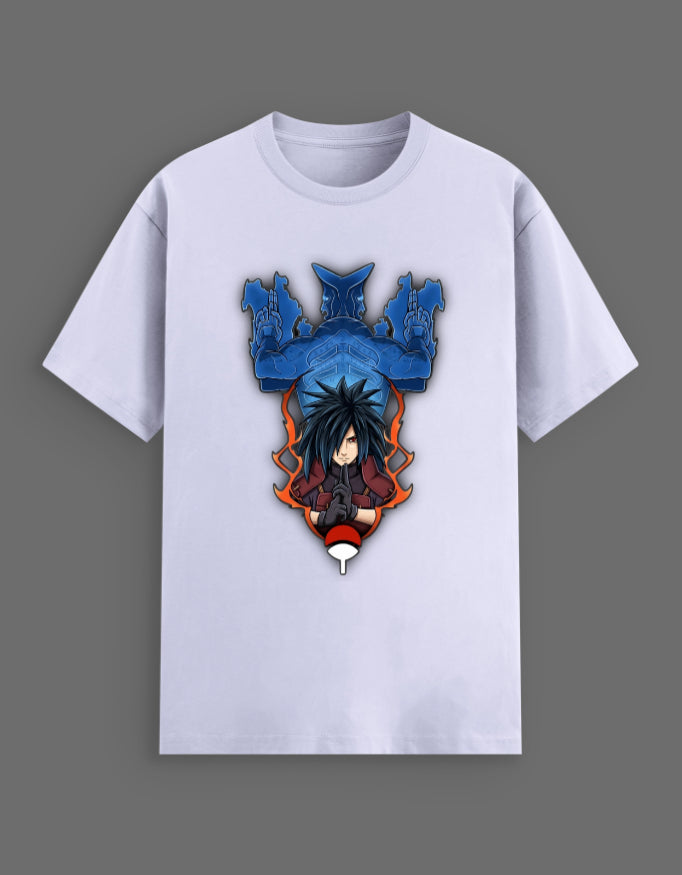 Madara Uchiha Power Mode Graphic T-Shirt – Naruto Premium Stretch Streetwear Tee