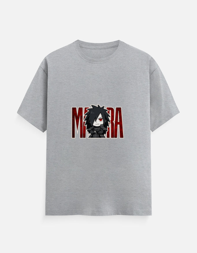 Madara Uchiha Anime Graphic Black T-Shirt – Power Mode Streetwear Cotton Tee