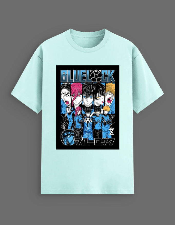 Blue Lock Anime Graphic T-Shirt – Premium Stretch Streetwear Soccer Tee