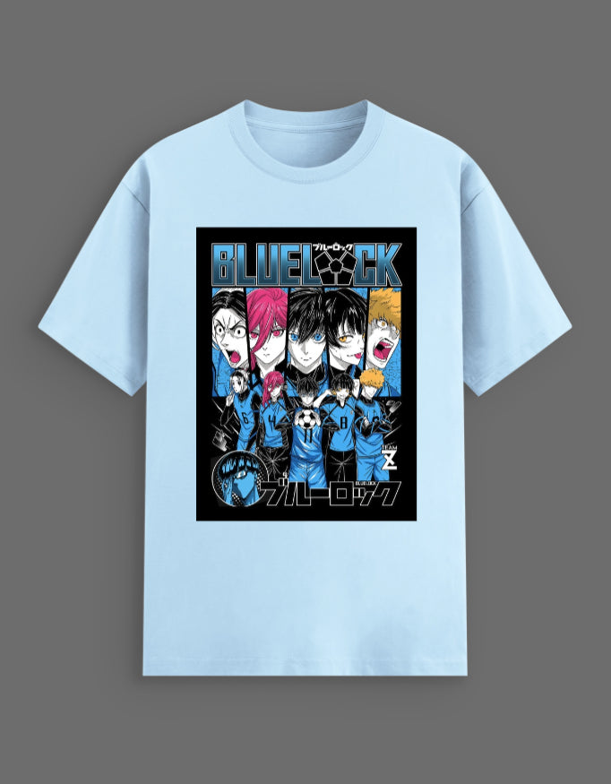 Blue Lock Anime Graphic T-Shirt – Premium Stretch Streetwear Soccer Tee