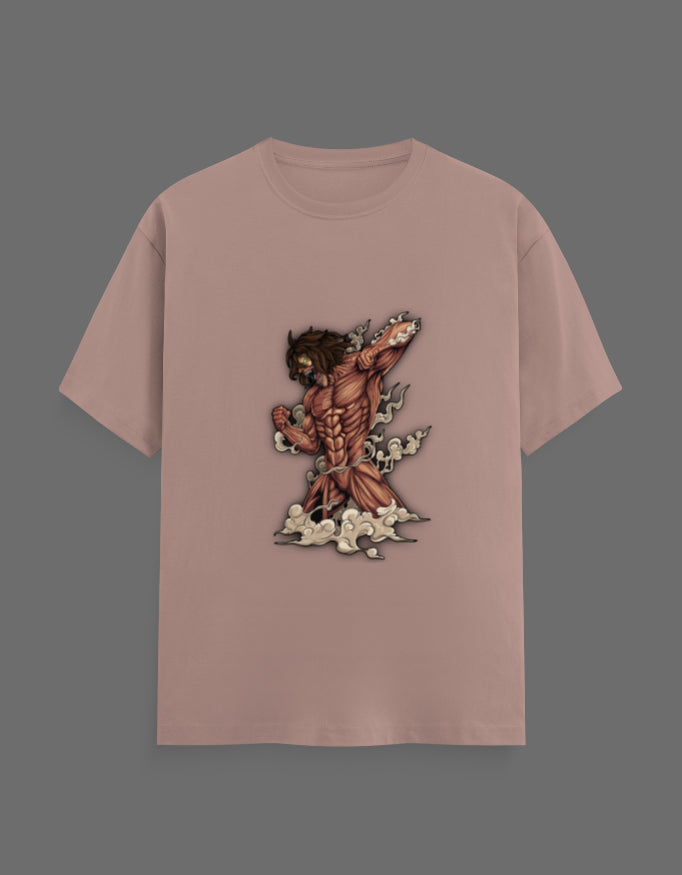 Eren Yeager Titan Rage Graphic T-Shirt – Attack on Titan Anime Regular Fit Tee
