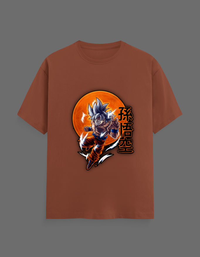 Ultra Instinct Goku Graphic T-Shirt – Dragon Ball Anime Regular Fit Tee
