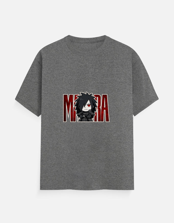 Madara Uchiha Anime Graphic Black T-Shirt – Power Mode Streetwear Cotton Tee