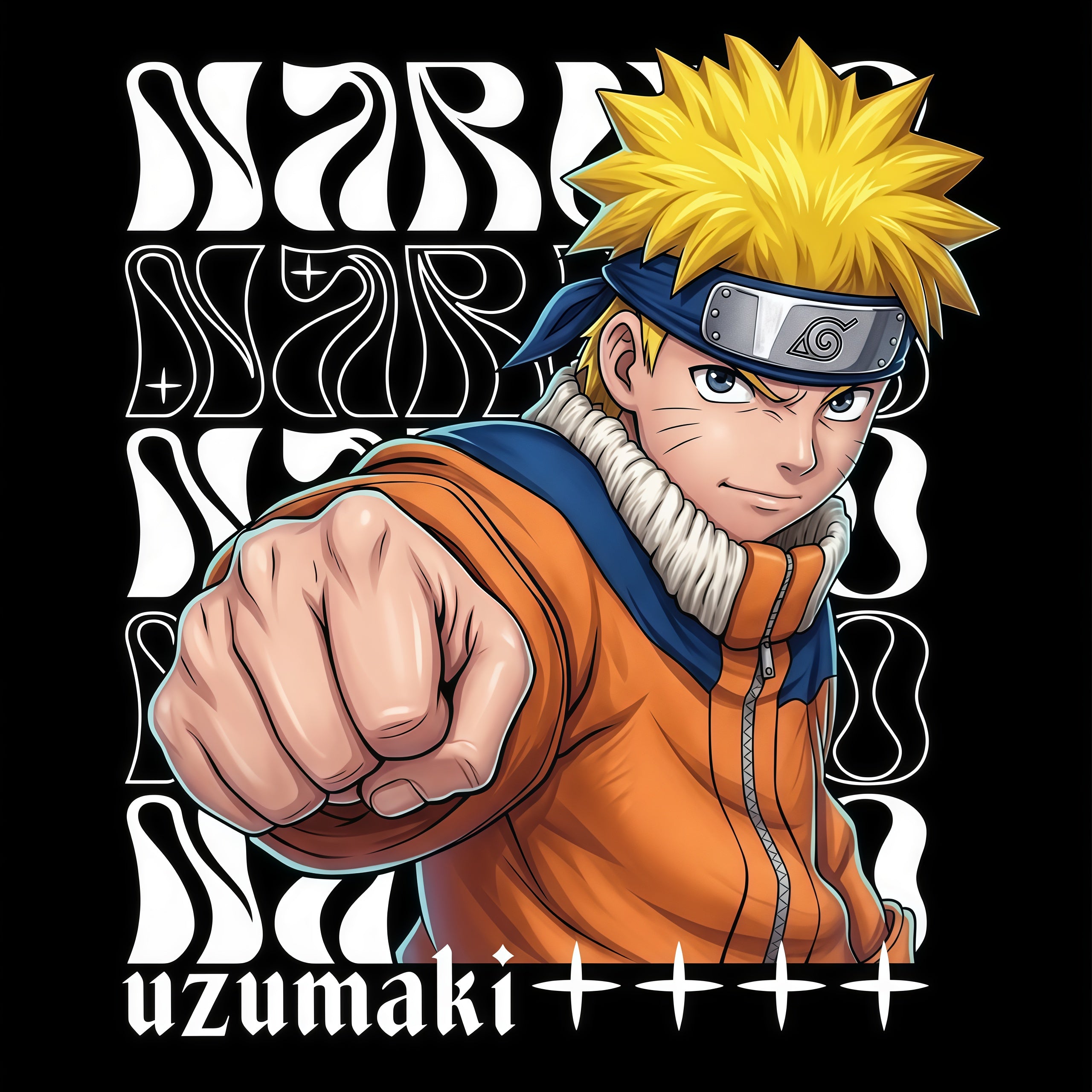 Naruto Uzumaki Oversized Anime Graphic T-Shirt – Hokage Streetwear Tee