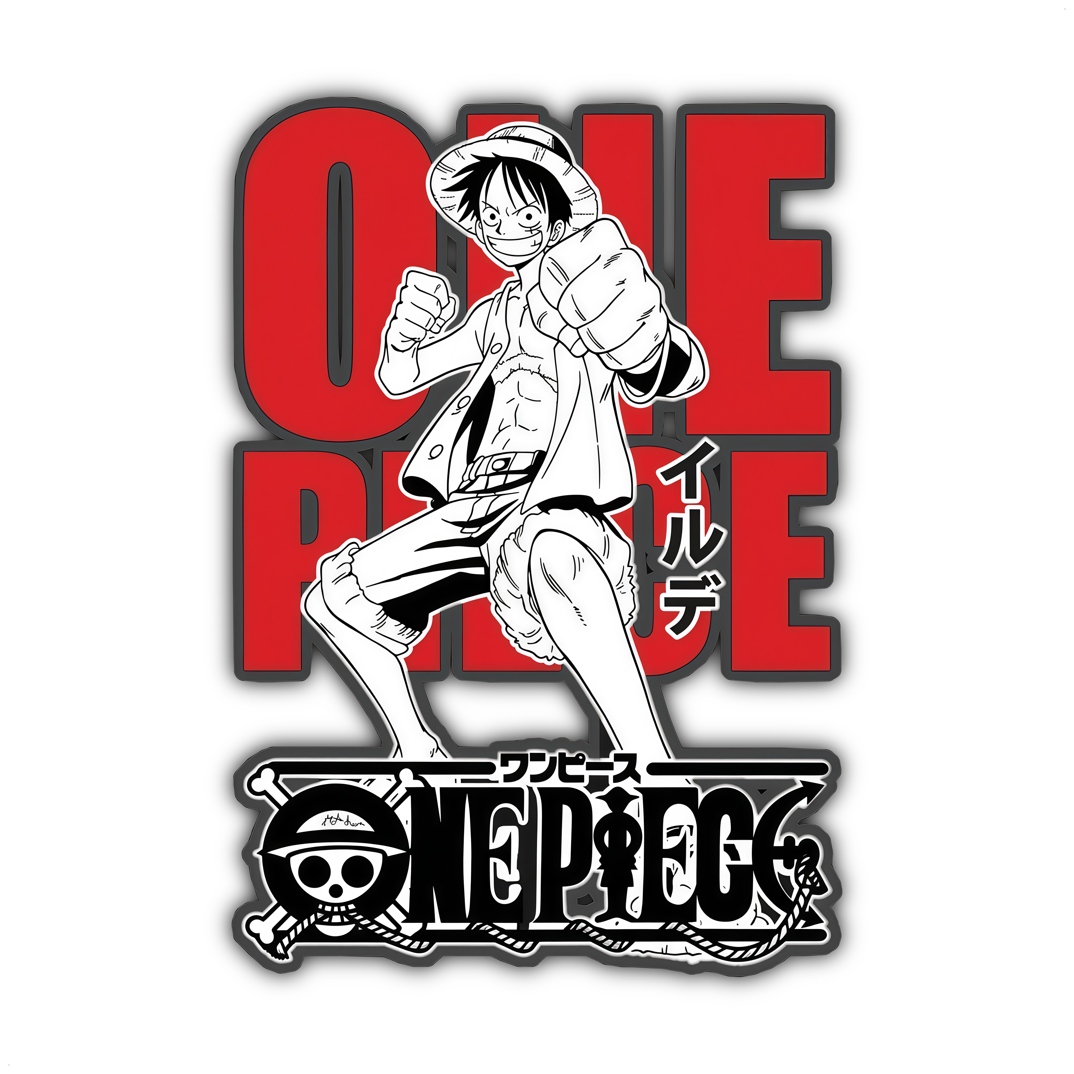 Monkey D. Luffy Pirate King Graphic T-Shirt – One Piece Anime Premium Tee